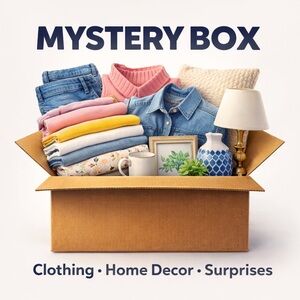Mystery Box Bundle | Clothing, Home Decor & Accessories | Surprise Reseller Lot